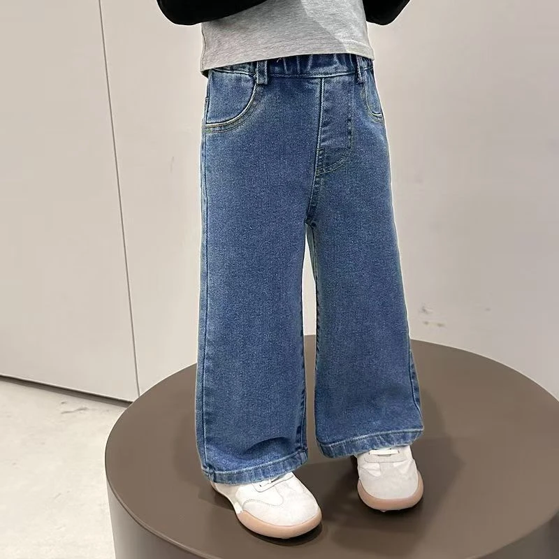 G78（大米家）女童韩系直筒牛仔裤