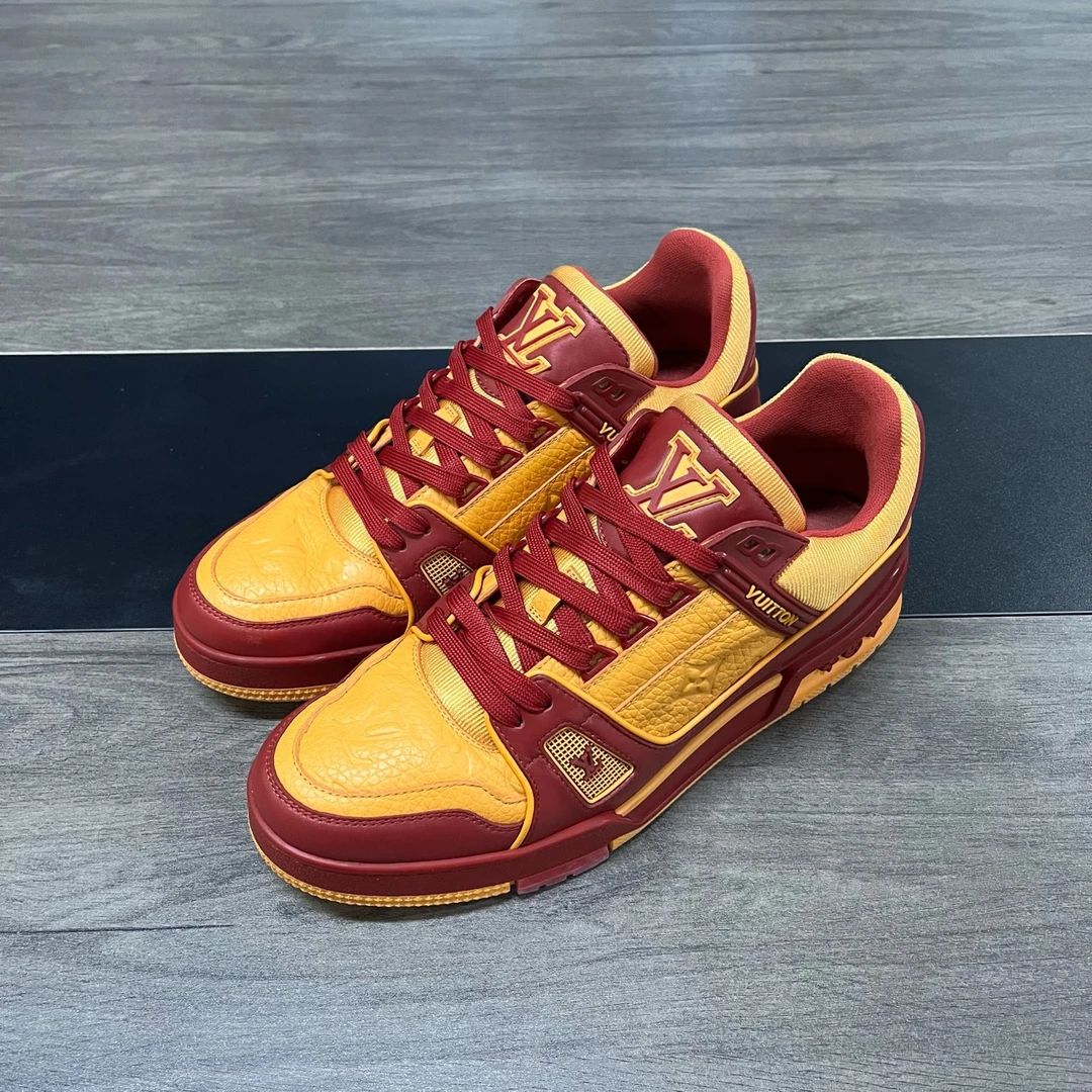 99新 LouisVuitton/路易威登 LV trainer番茄炒蛋 41.5码 g1001