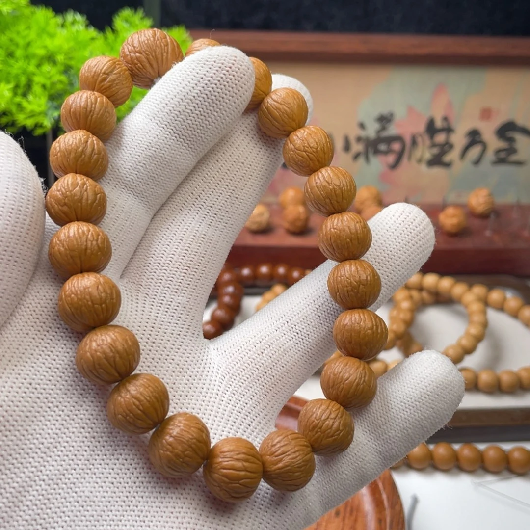 从***弟猴头核桃手串凤羽