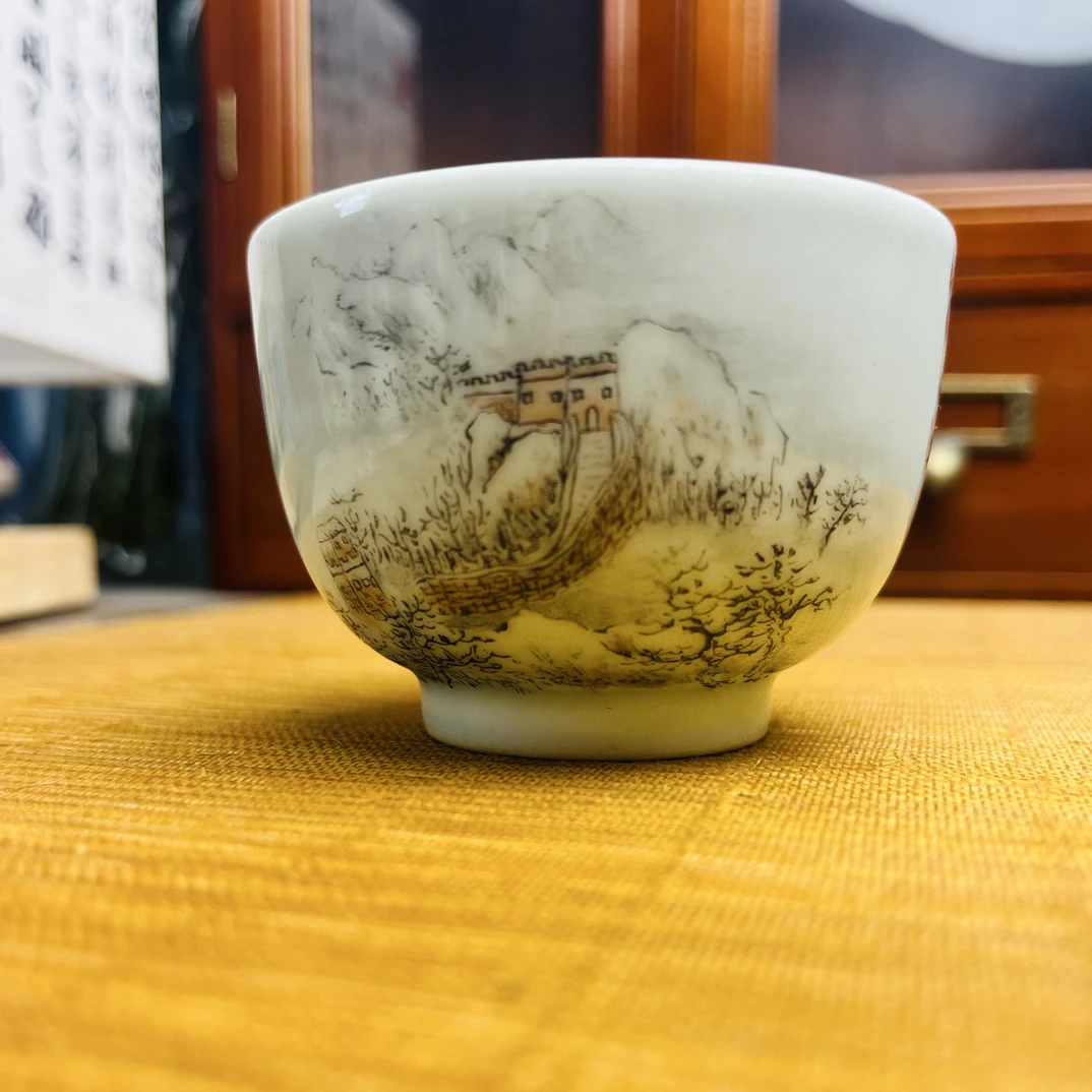 主人杯（沁园春）手绘