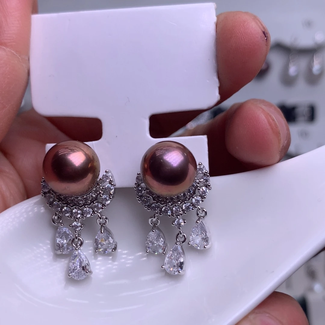 未镶嵌耳饰淡水珍珠