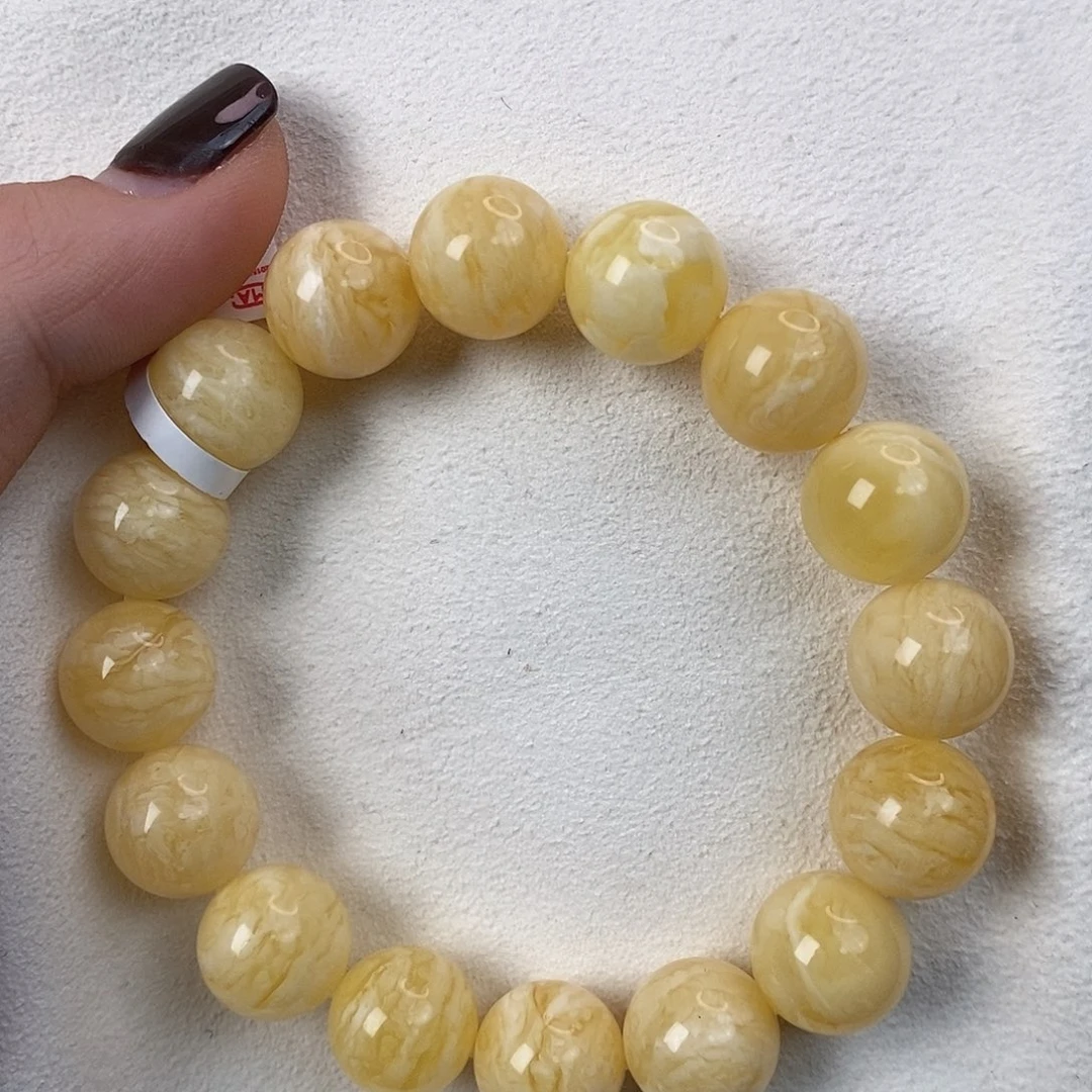 蜜蜡未镶嵌珠宝奇石18.33g12mm