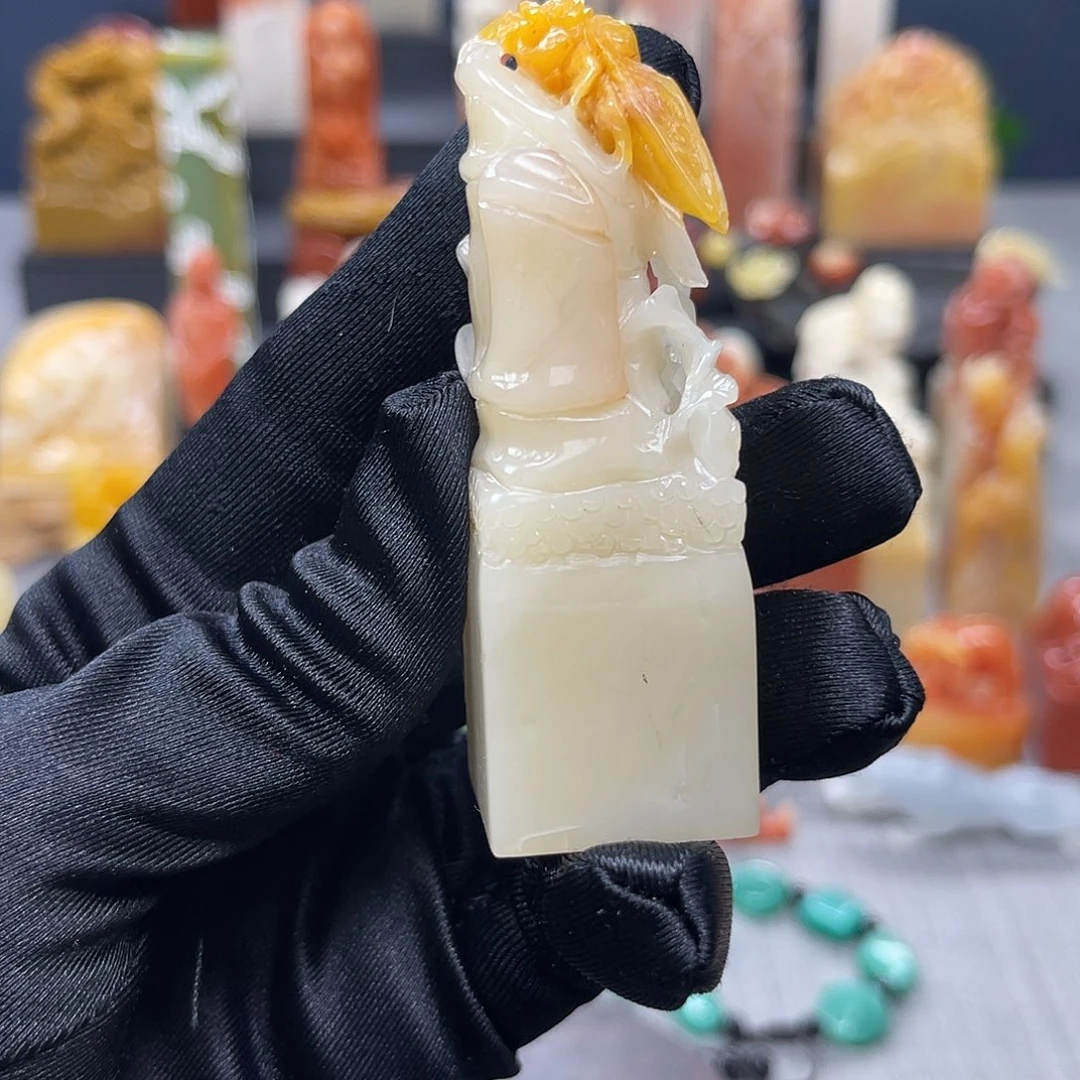 昌化石印石①**妳包邮包刻6111