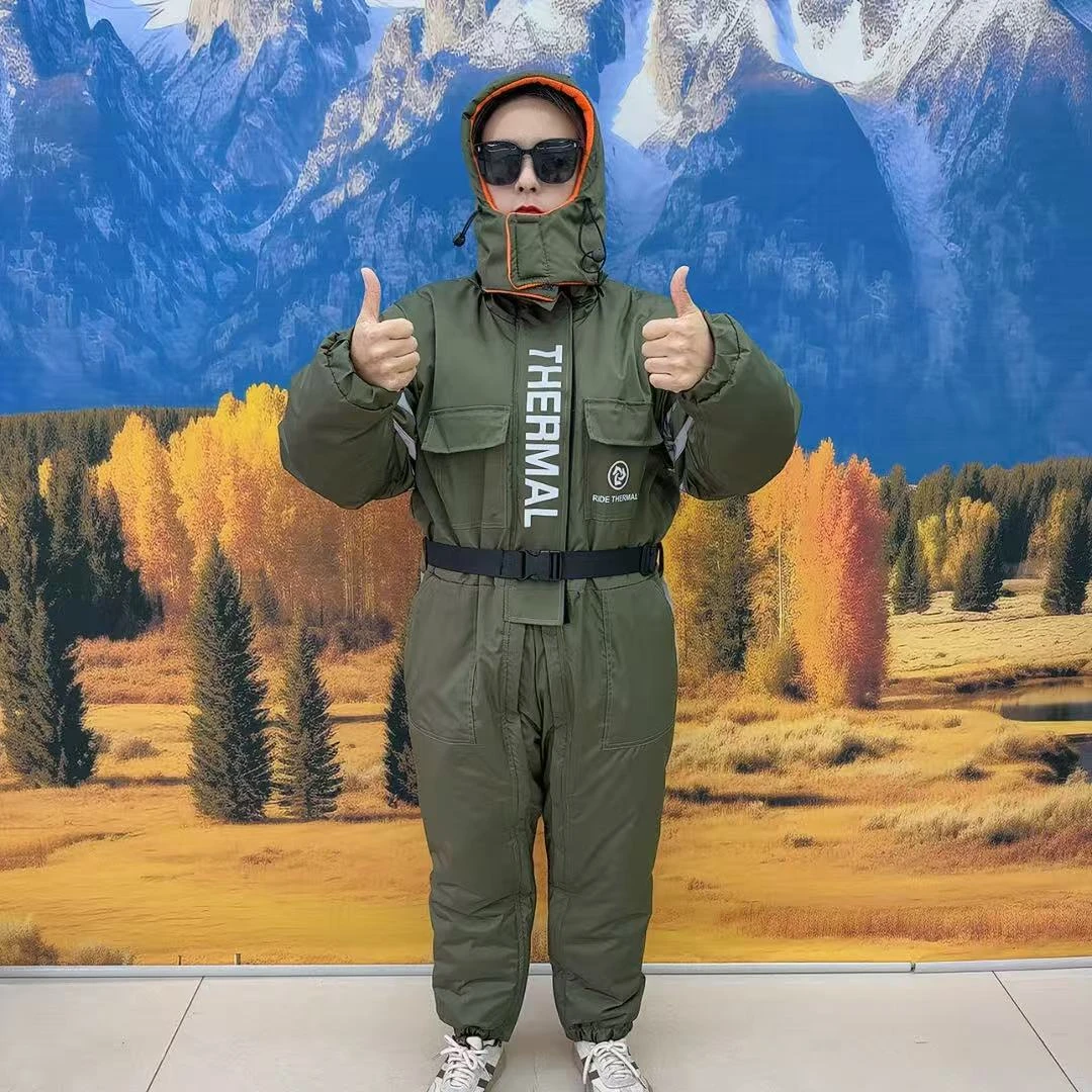 2025年新款加绒加厚防风保暖特厚棉裤套装J