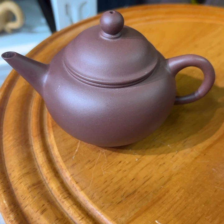 紫砂茶壶瑕疵紫泥水平150cc