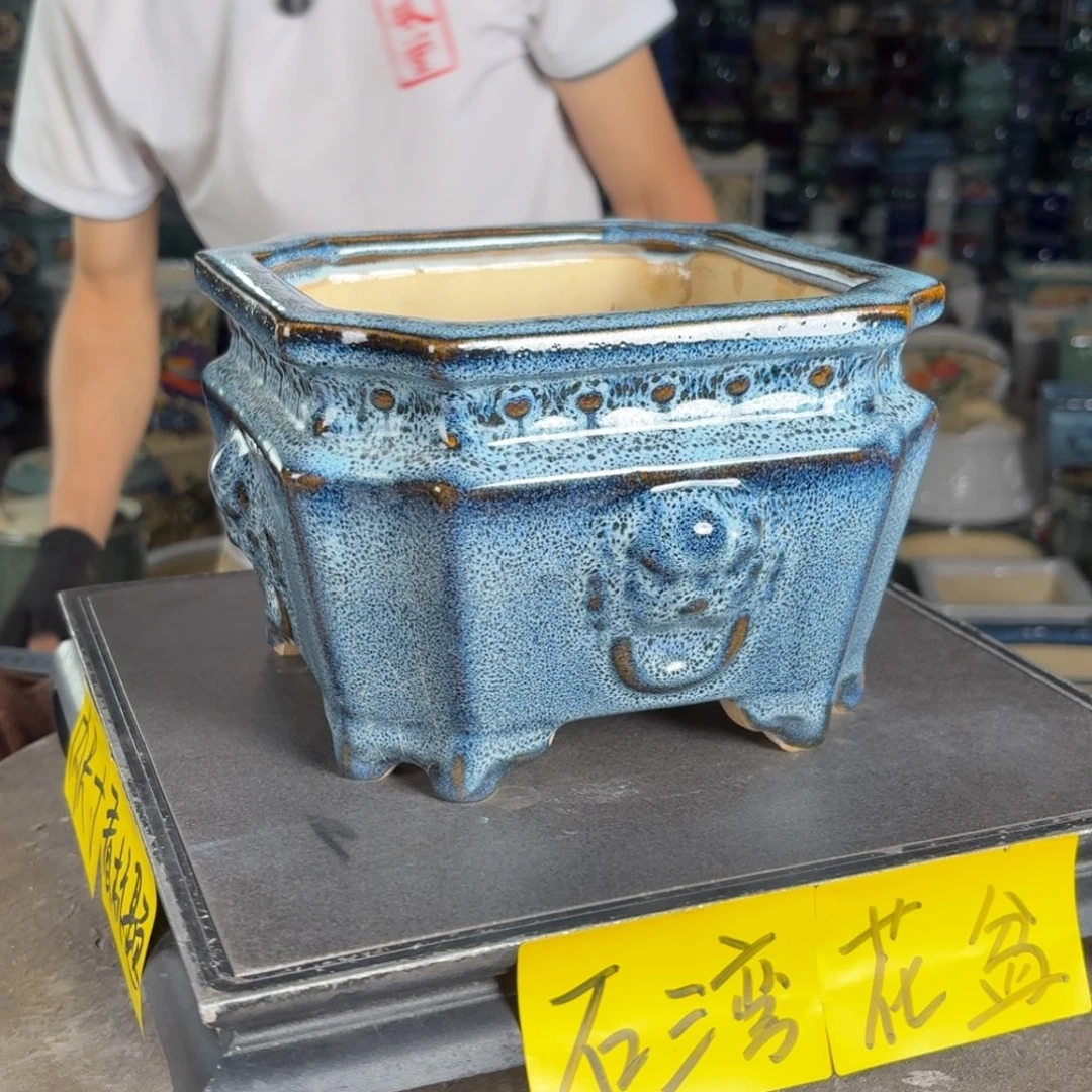 万***腾一风堂石湾花盆 内16*10编号853