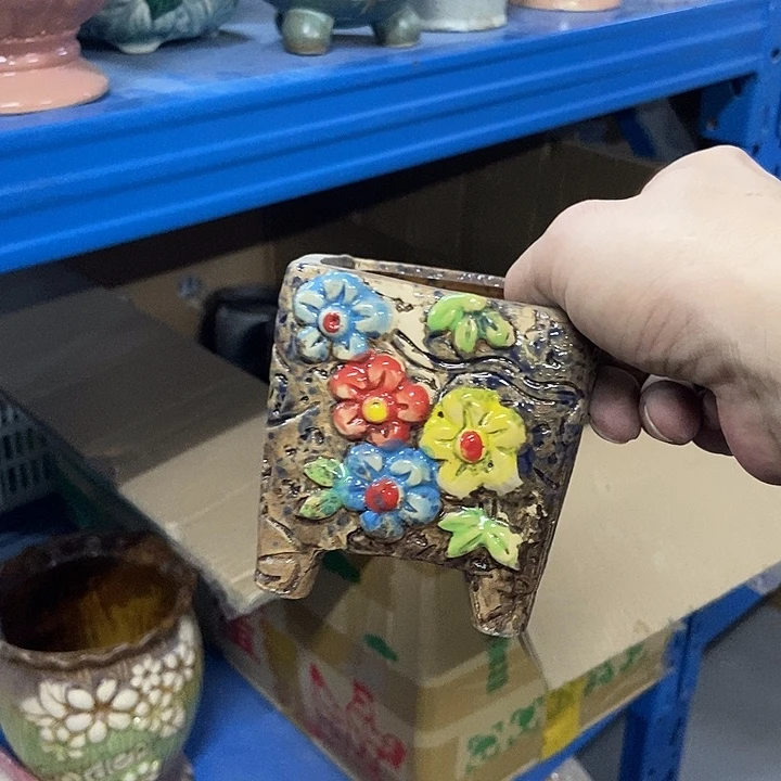 花盆单场满9.9发货8*9变形