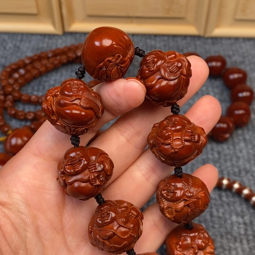 手串/手链橄榄核八宝弥勒