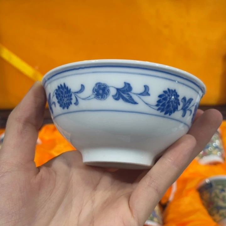 醴陵釉下高温瓷9厘米微瑕阳**舍