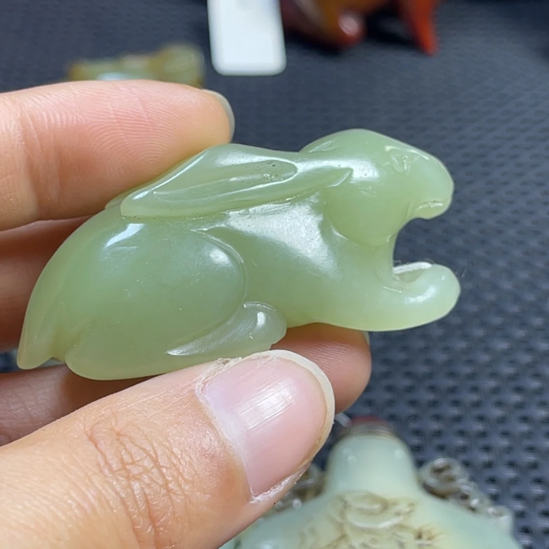 和田玉未镶嵌挂件w****o