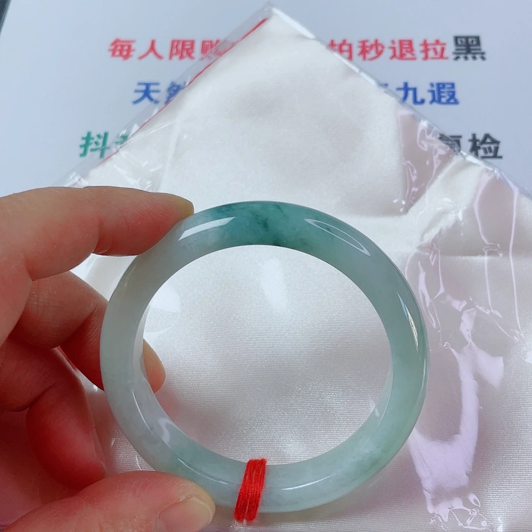 翡翠未镶嵌手镯天然翡翠手镯54.1