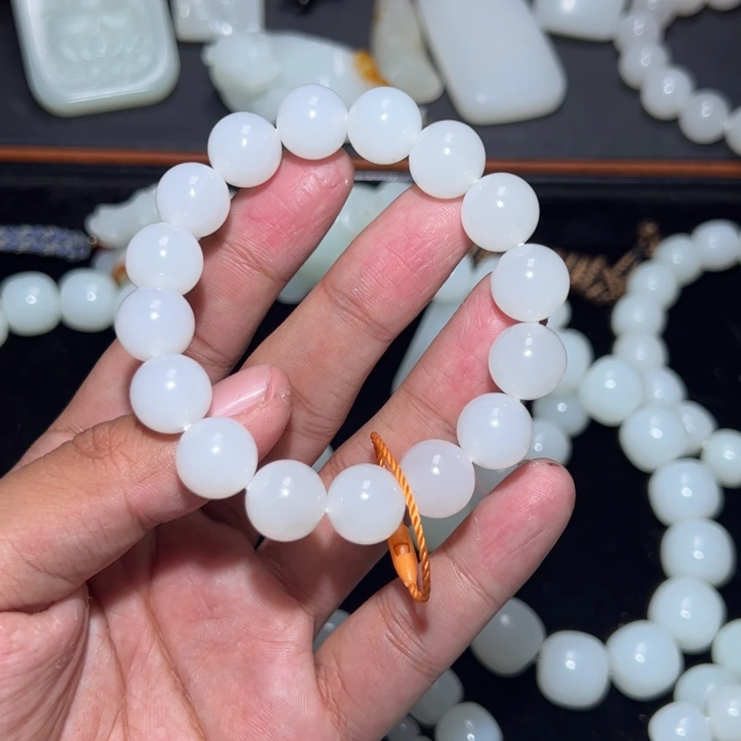 和田玉未镶嵌手链