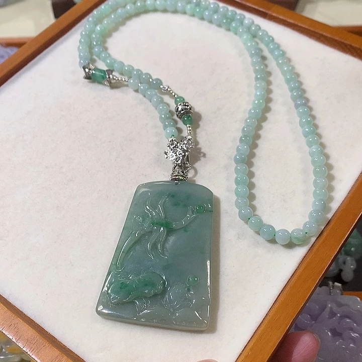 翡翠未镶嵌颈饰翡翠吊坠