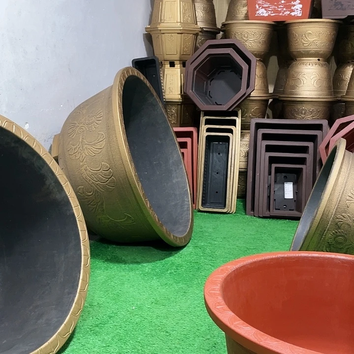 圆盆古铜一米二一个