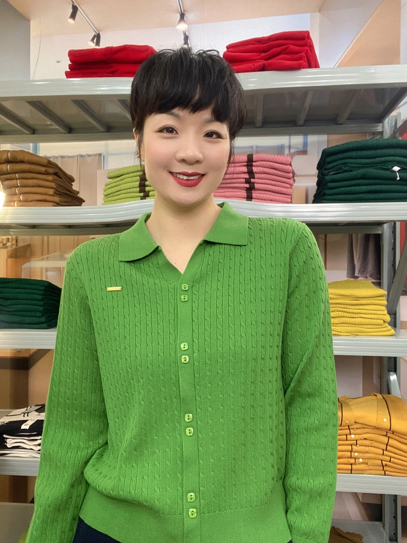 莱赛尔纤维100天丝时尚百搭显瘦针织衫5326