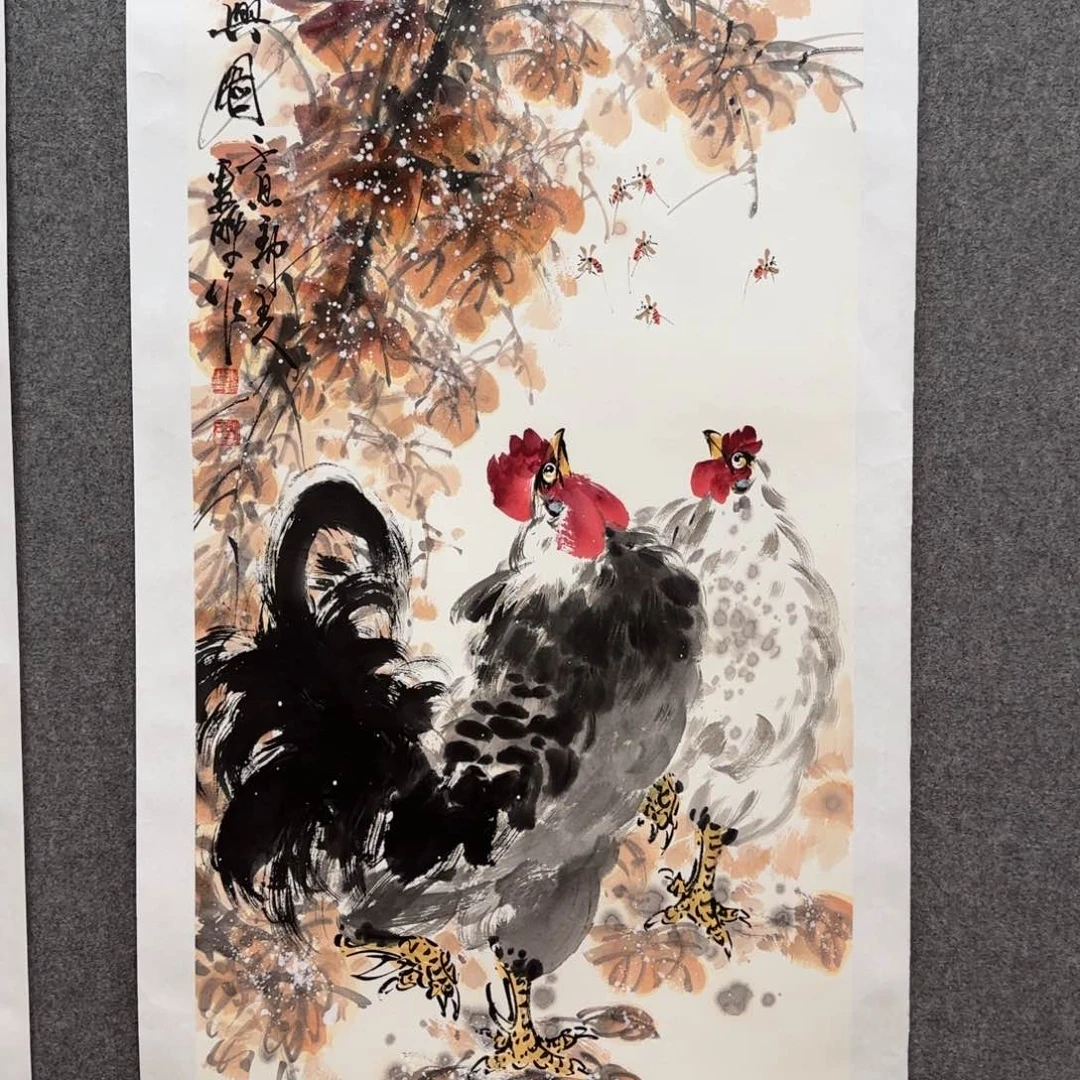 国画娄鹏老师手绘作品