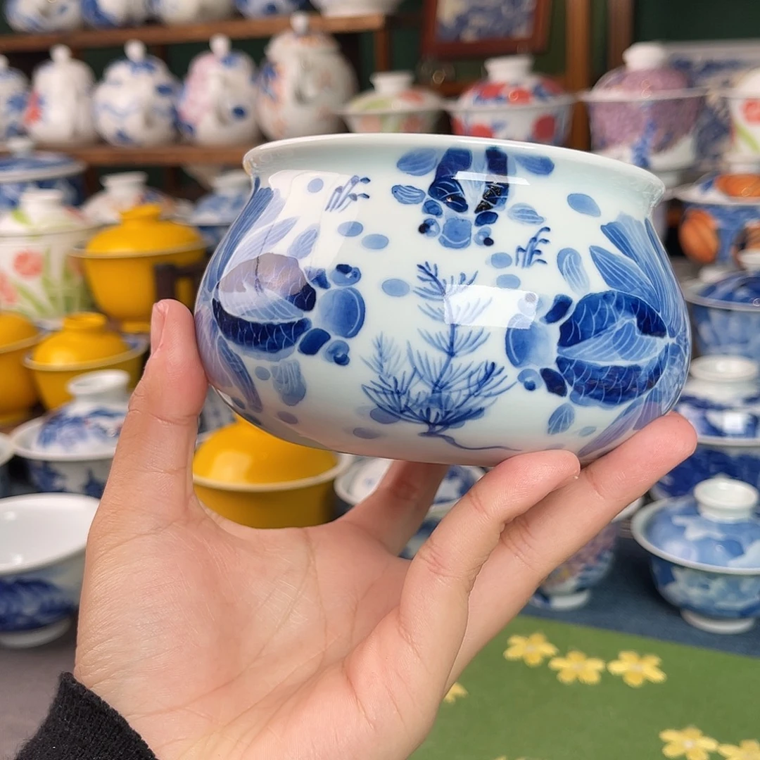 金鱼茶洗400cc瑕不退。