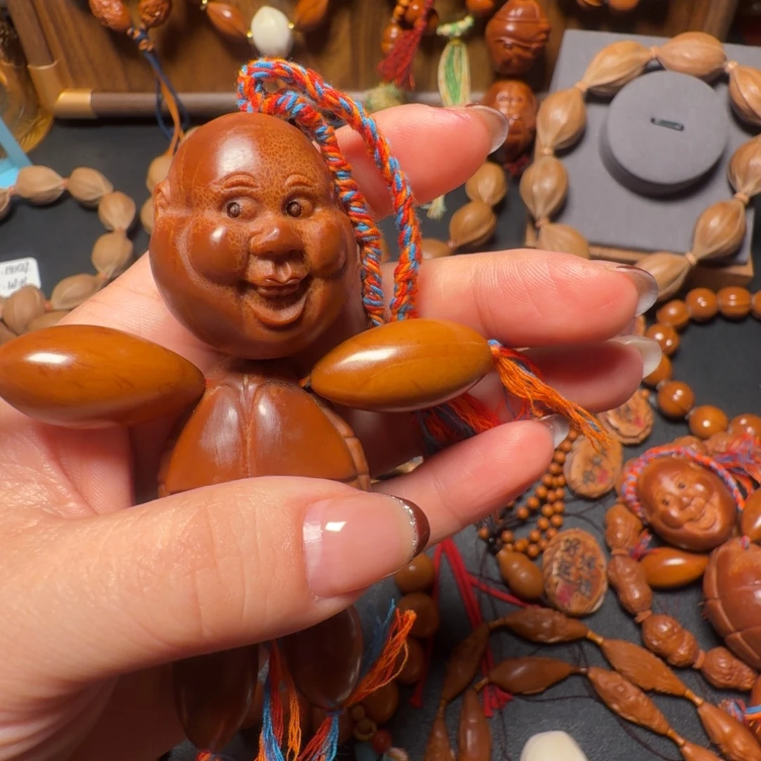 A****橄榄核手串/手链龟仙人手把件