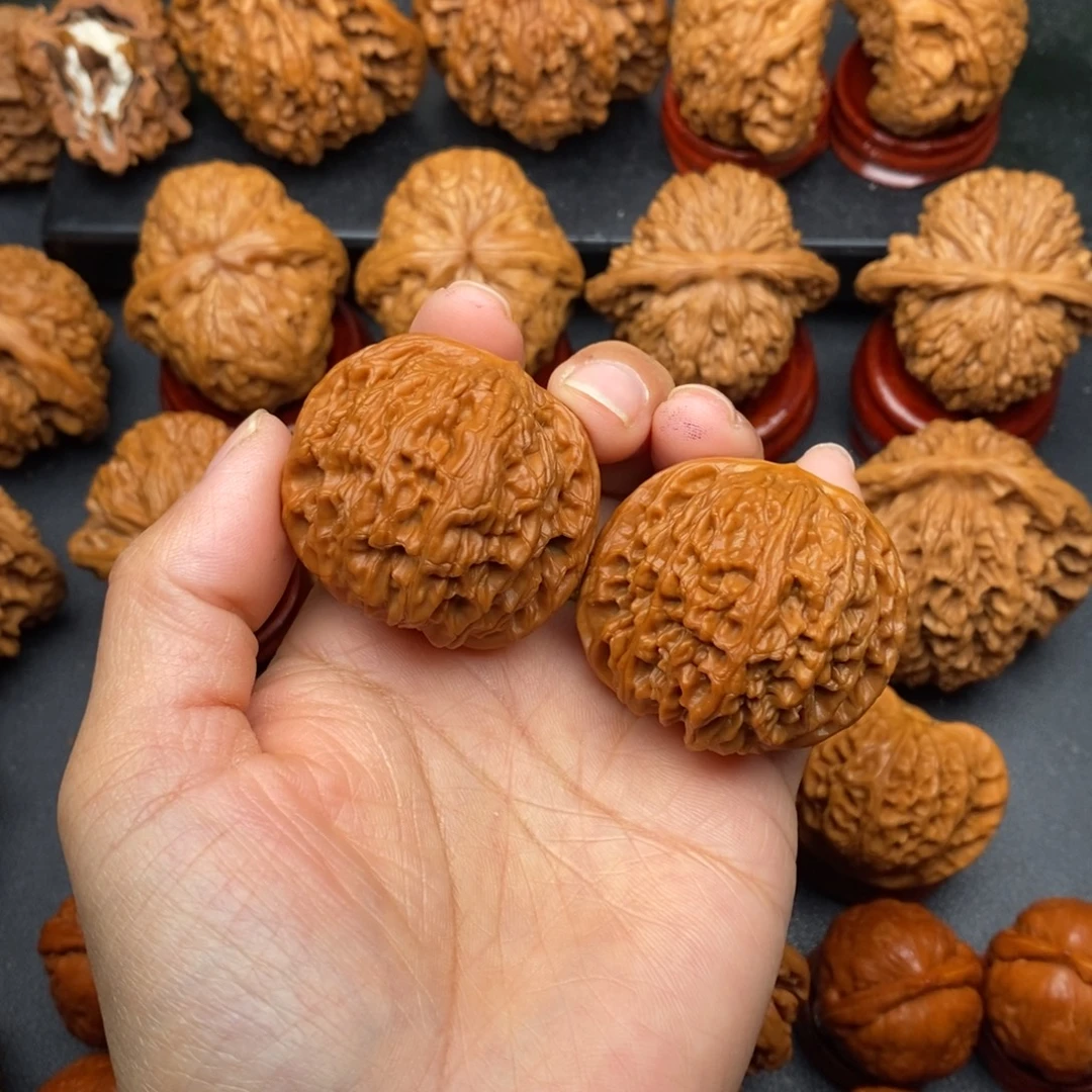 把件文玩核桃40磨盘