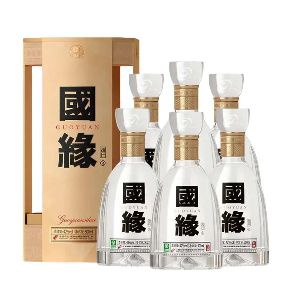 今世缘 四开国缘白酒(升级版) 42度 500ml*6