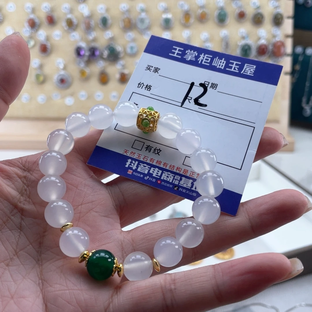 媛***雨颈饰银S925镶嵌石榴石