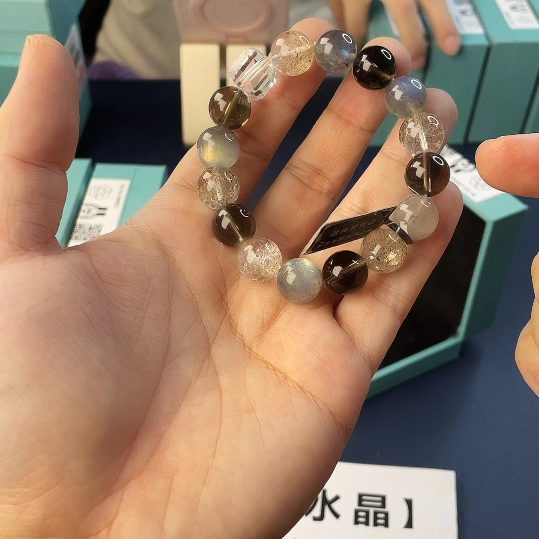 手链水晶银S925镶嵌