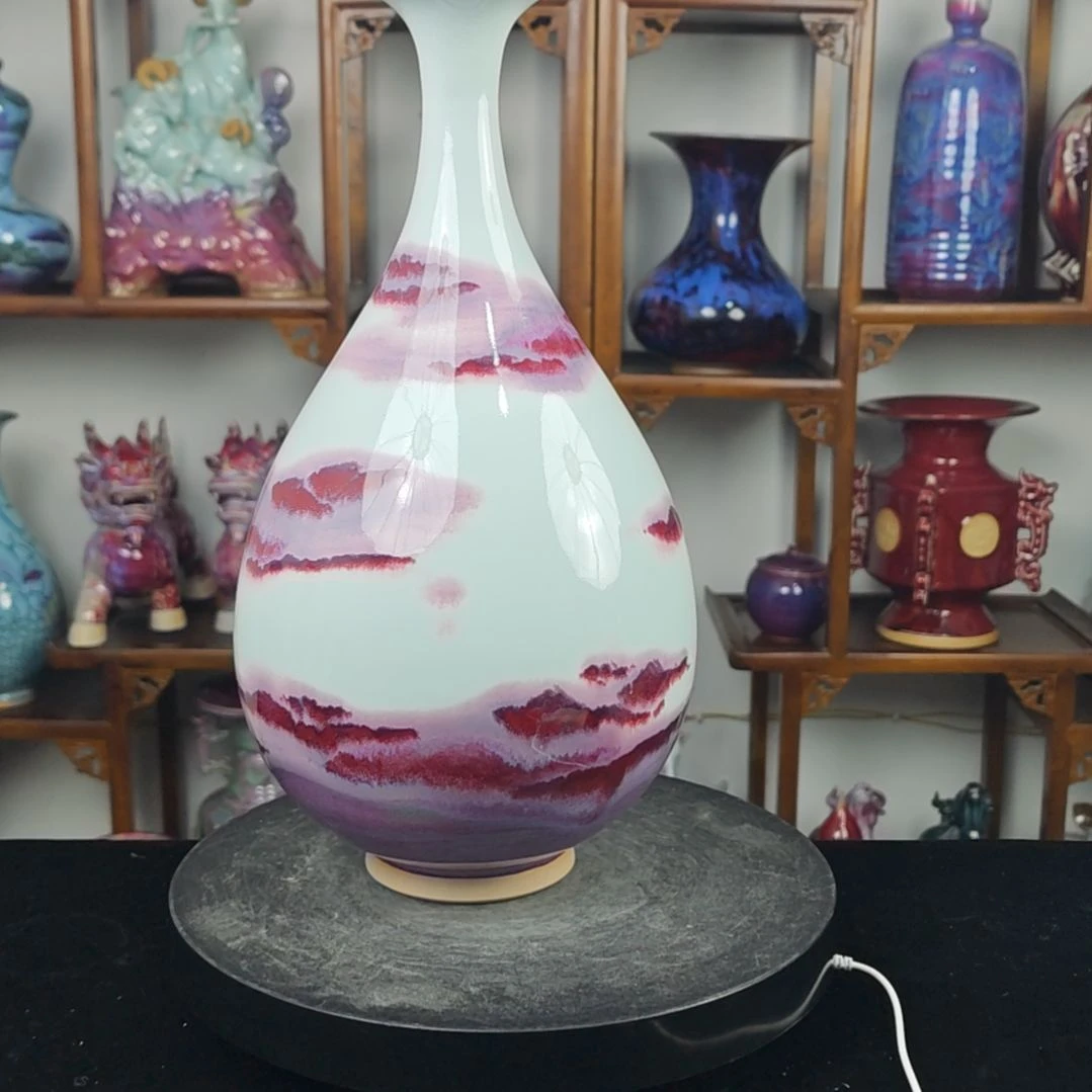 摆件钧瓷摆件神后镇钧瓷摆件