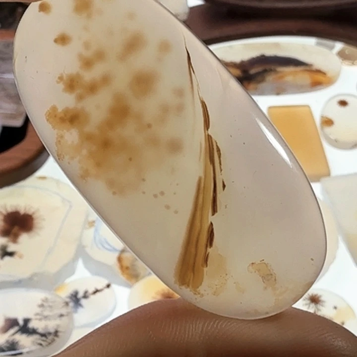 未镶嵌玛瑙/玉髓珠宝半成品