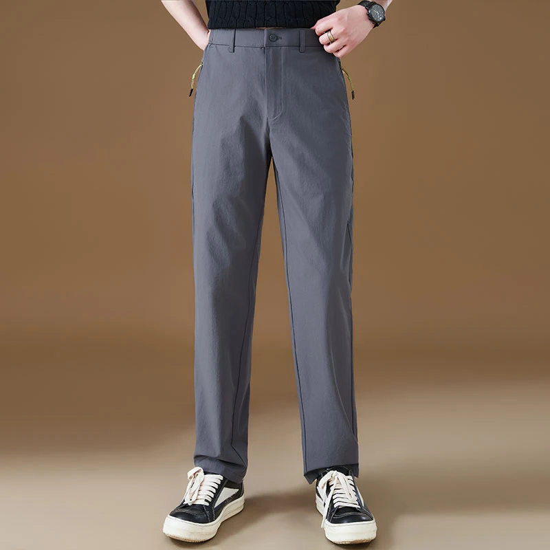 夏季大码运动轻薄战术裤时尚透气长裤直筒通勤男士户外工装裤6621