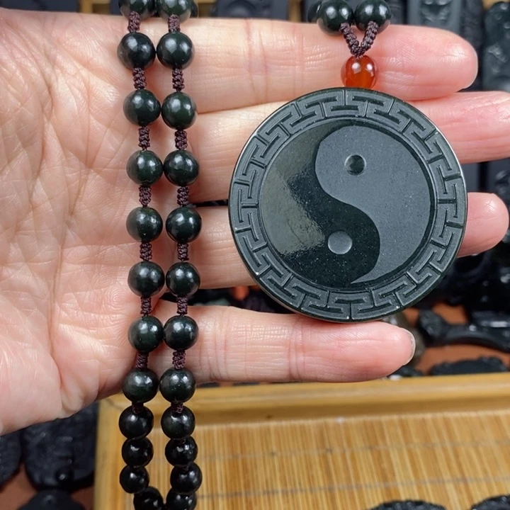 和田玉（青玉）未镶嵌颈饰