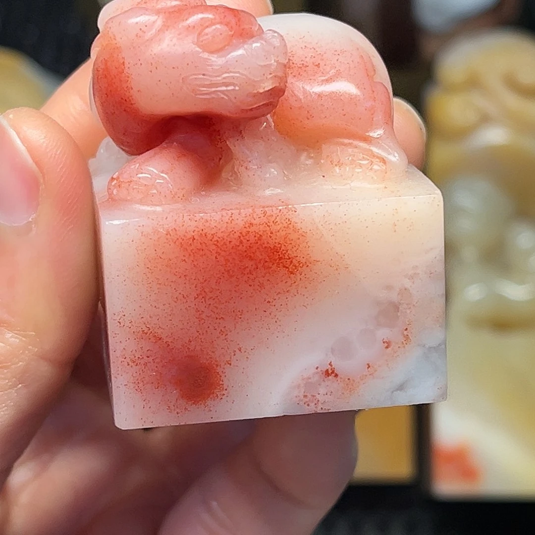 昌化石印石这么大个人都有