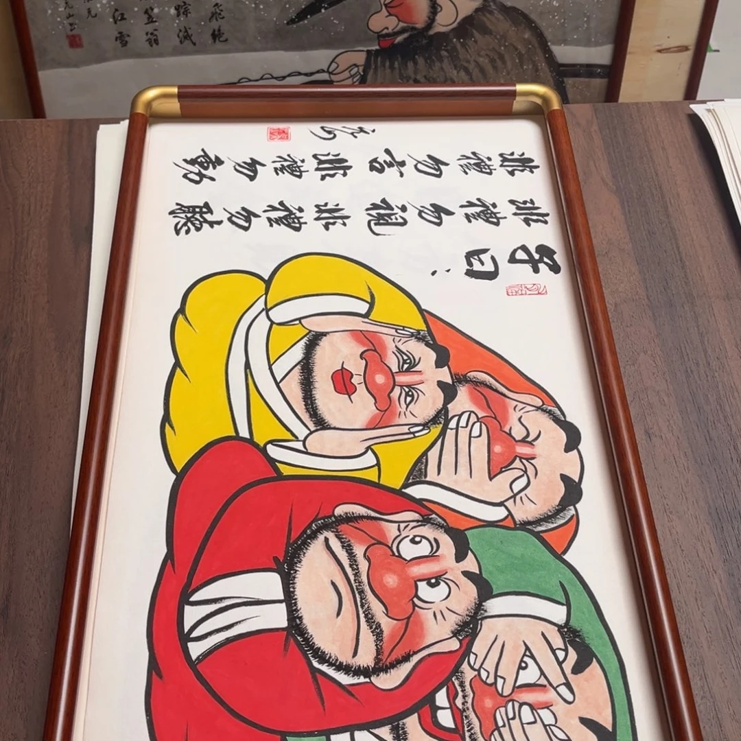 国画纯手绘作品禅意画