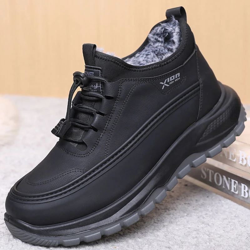 冬季老北京布鞋男棉鞋中老年加绒加厚保暖爸爸鞋老人运动休闲鞋子