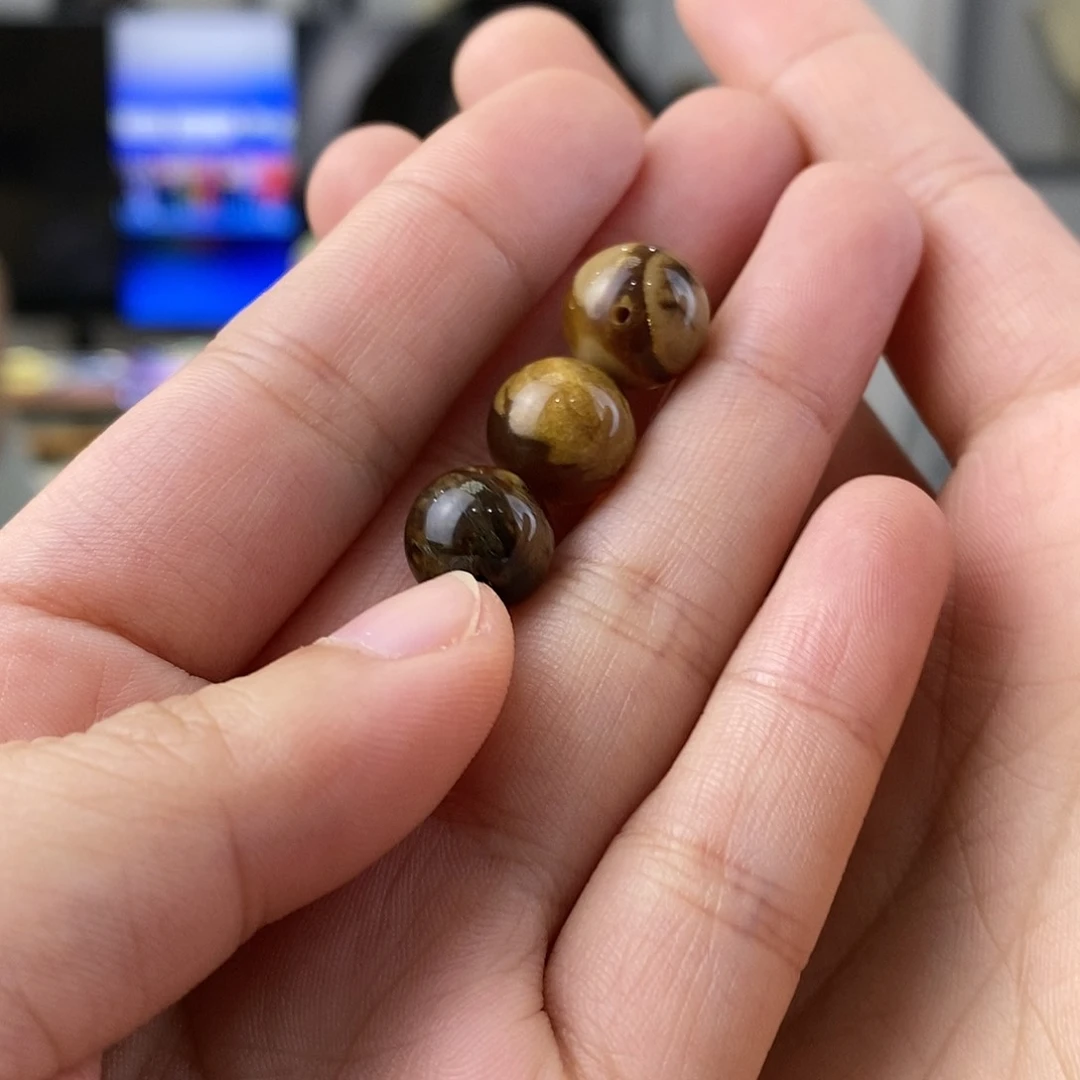 蜜蜡珠宝奇石未镶嵌～**～11mm尺寸