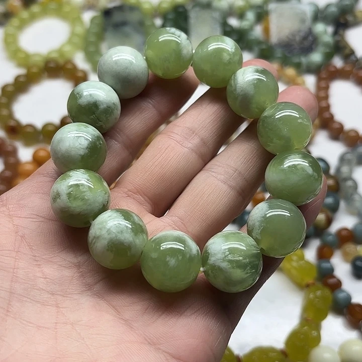 蛇纹石玉未镶嵌手串