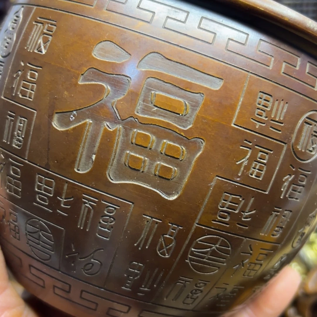 铜摆件欢迎欢迎你