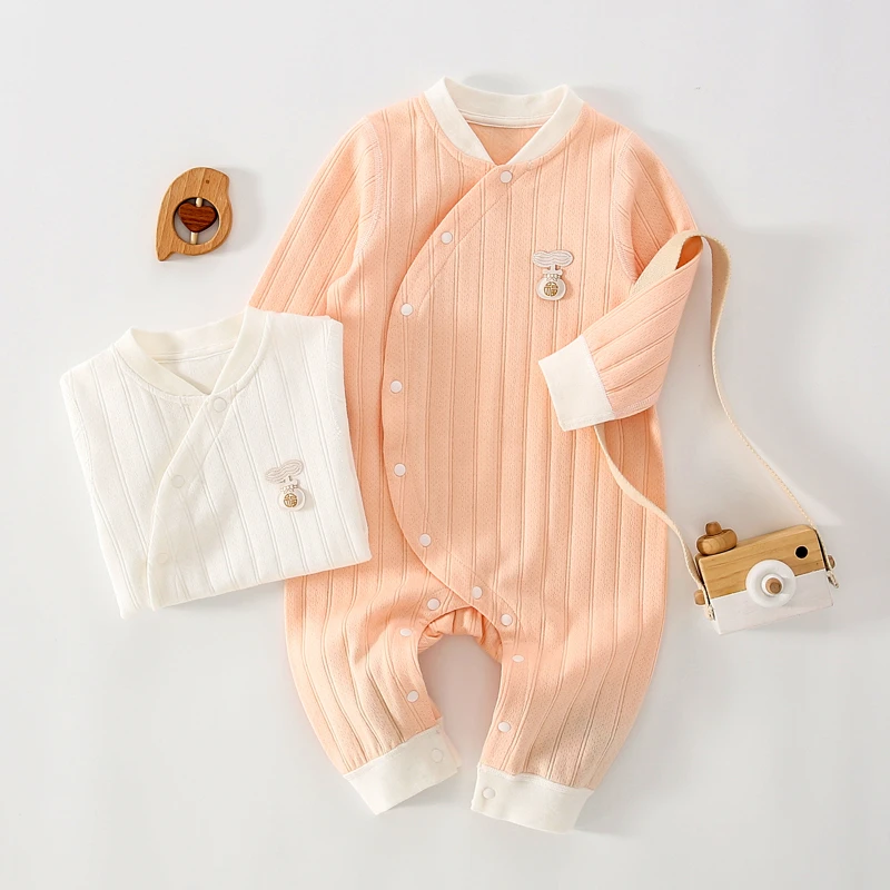 yya婴儿连体衣春秋款满月宝宝衣服长袖哈衣爬爬服 YA0019