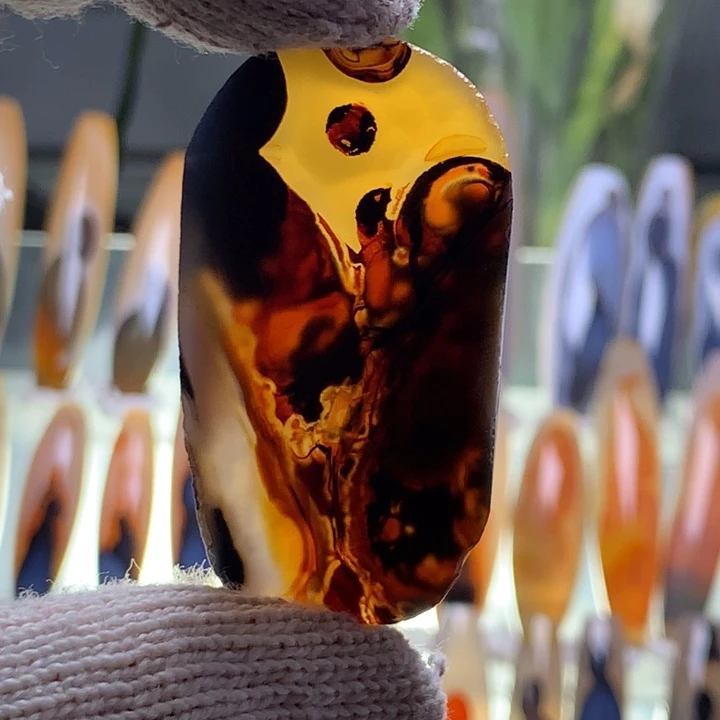 未镶嵌玛瑙/玉髓珠宝半成品170