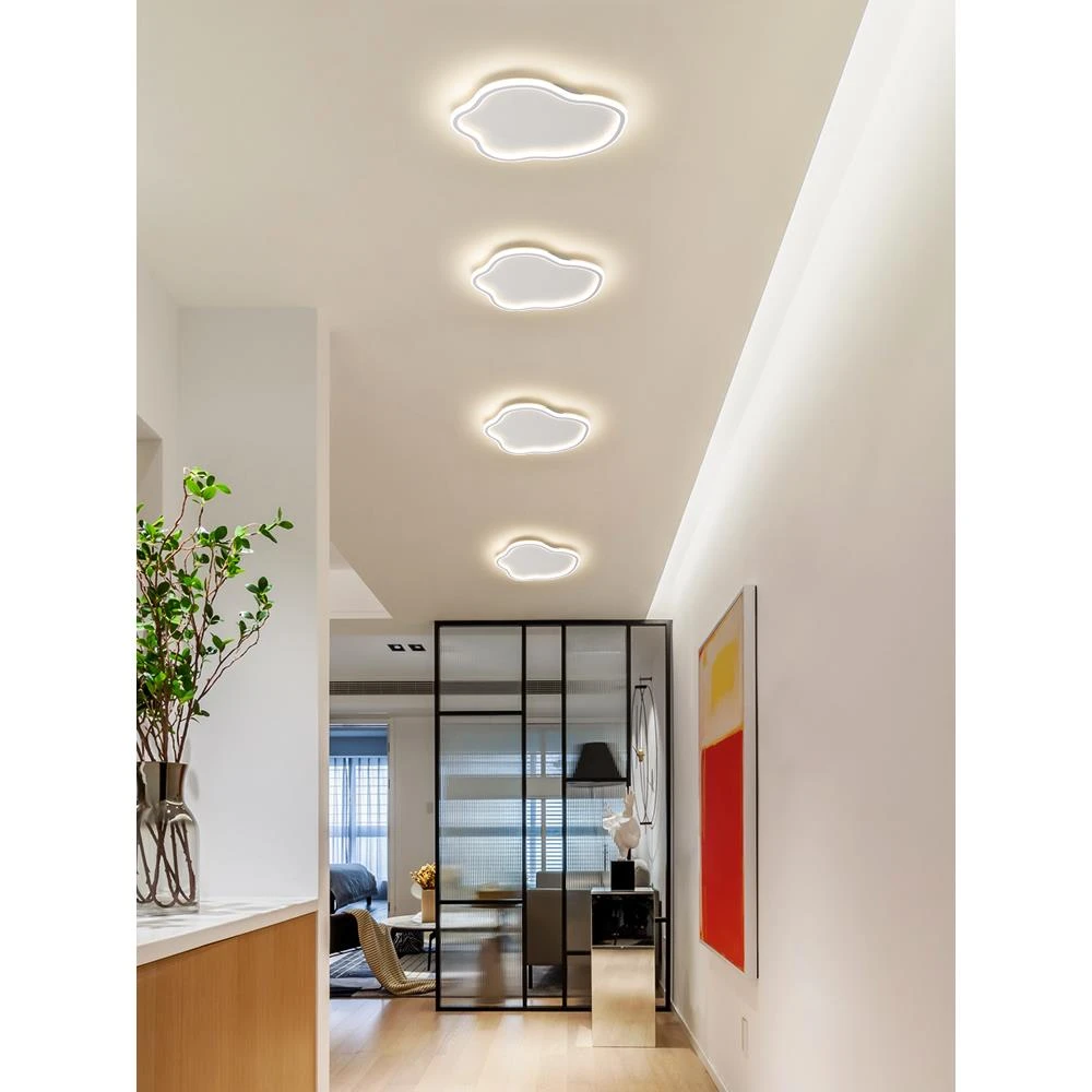 过道走廊创意云朵灯具新款阳台入户玄关除非专用照明吸顶灯Q263