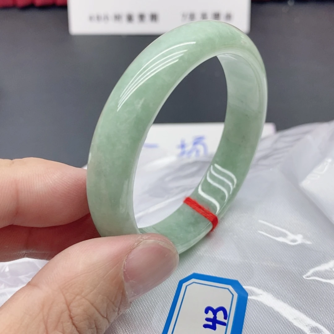 格***啊岫玉未镶嵌手镯翡手镯43