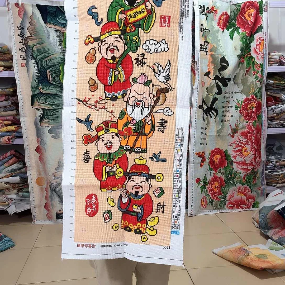 棉?****年十字绣成品出售