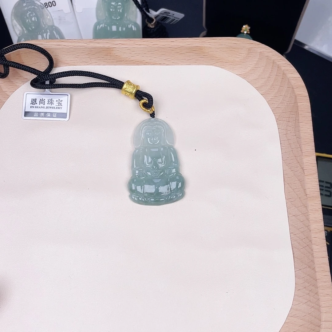 翡翠未镶嵌颈饰za029-8