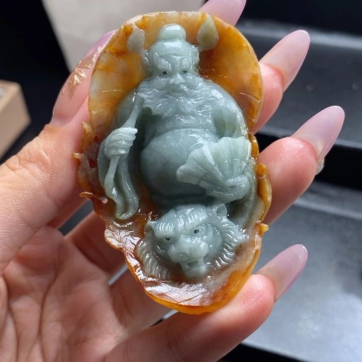 未镶嵌定制翡翠天师钟馗