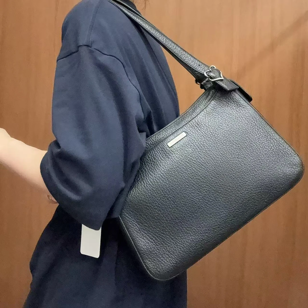 95新 YSL/圣罗兰 【蕾】2VT007 黑色腋下包