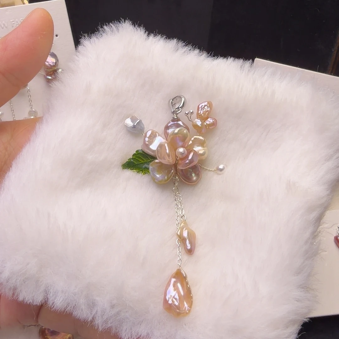 未镶嵌颈饰淡水珍珠