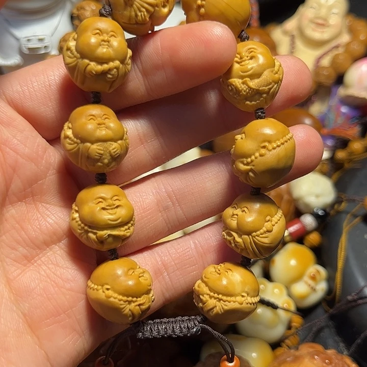 橄榄核手串/手链拜佛弥勒
