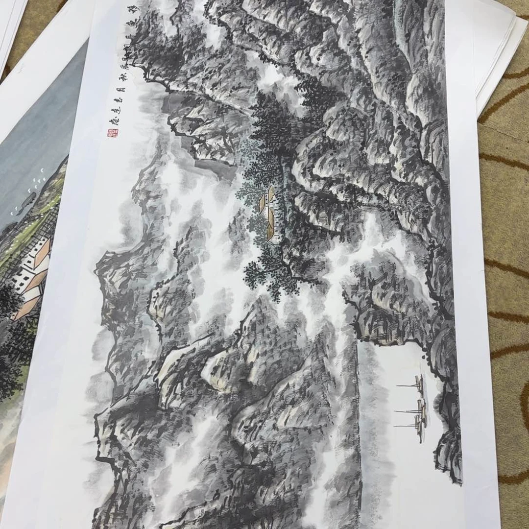 国画三*儿蒋志莲四尺李欣主播