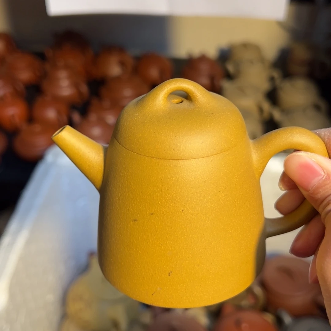 紫砂茶壶宜兴紫砂壶黄金段