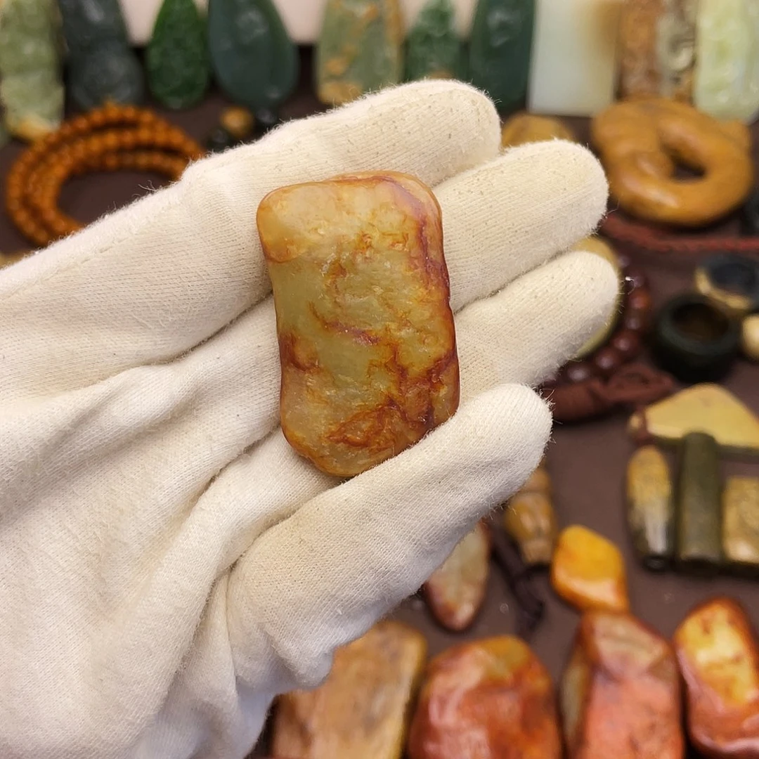 岫岩河磨玉（透闪石质玉）未镶嵌颈饰