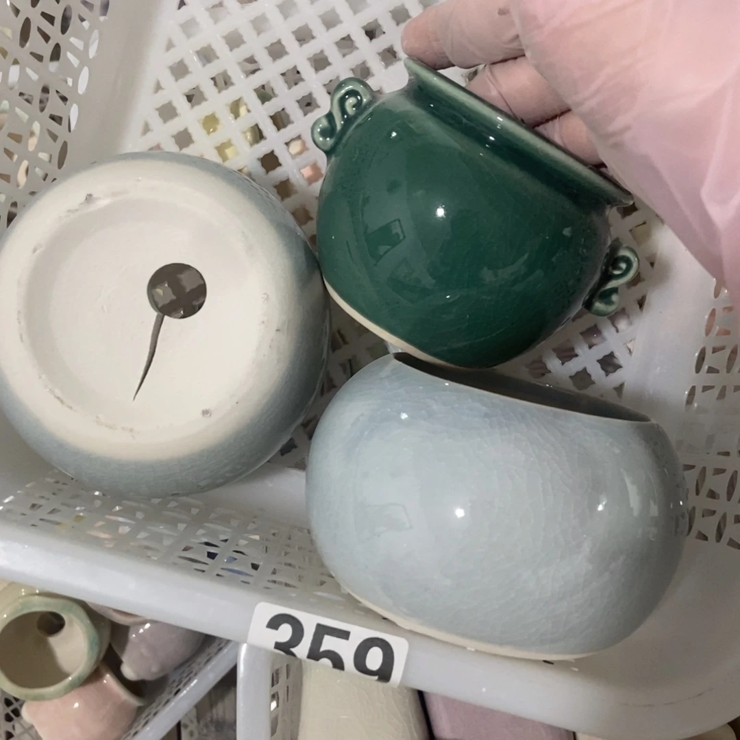 红陶高温陶瓷花盆